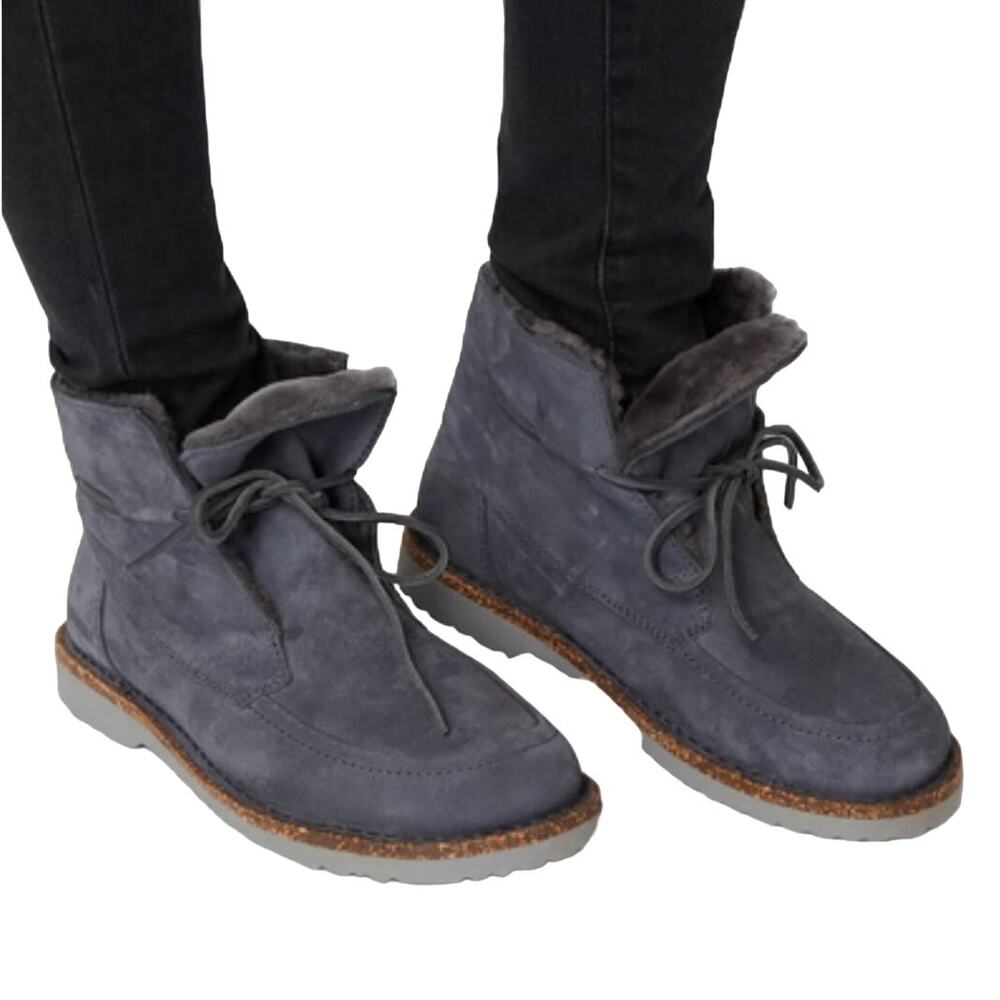 Birkenstock Charcoal Ankle Booties